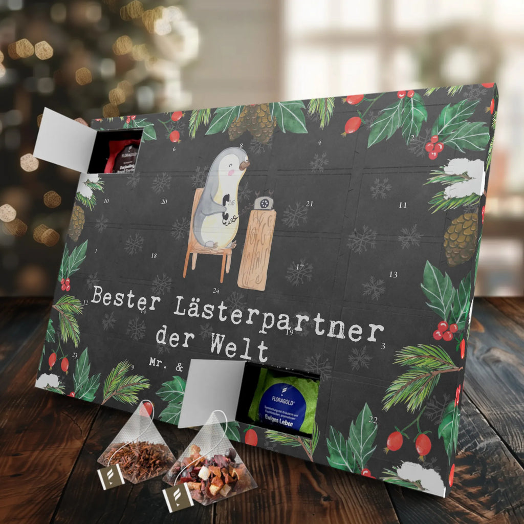 Tee Adventskalender Pinguin Bester Lästerpartner der Welt Adventskalender, Kerzen Adventskalender, Duftkerzen Adventskalender, für, Dankeschön, Geschenk, Schenken, Geburtstag, Geburtstagsgeschenk, Geschenkidee, Danke, Bedanken, Mitbringsel, Freude machen, Geschenktipp, Lästerpartner, Lesterpartner, lestern, Lästerschwester, Lästern, beste Freundin, Freundin, Spaß, bff