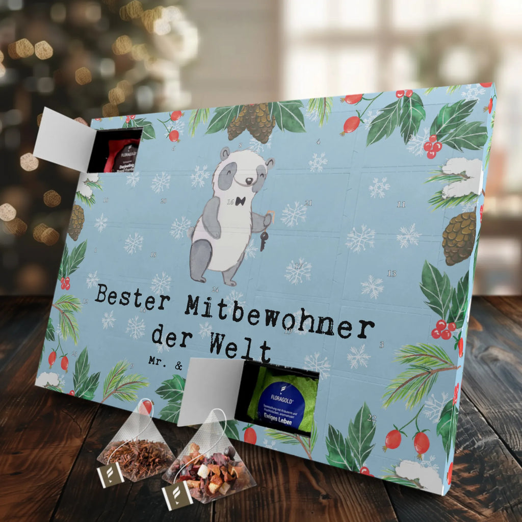 Tee Adventskalender Panda Bester Mitbewohner der Welt Adventskalender, Kerzen Adventskalender, Duftkerzen Adventskalender, für, Dankeschön, Geschenk, Schenken, Geburtstag, Geburtstagsgeschenk, Geschenkidee, Danke, Bedanken, Mitbringsel, Freude machen, Geschenktipp, Mitbewohner, WG, Zimmernachbar, Wohngemeinschaft, WG-Bewohner, Zimmerkollege, Zimmergenosse, Stubenkamerad