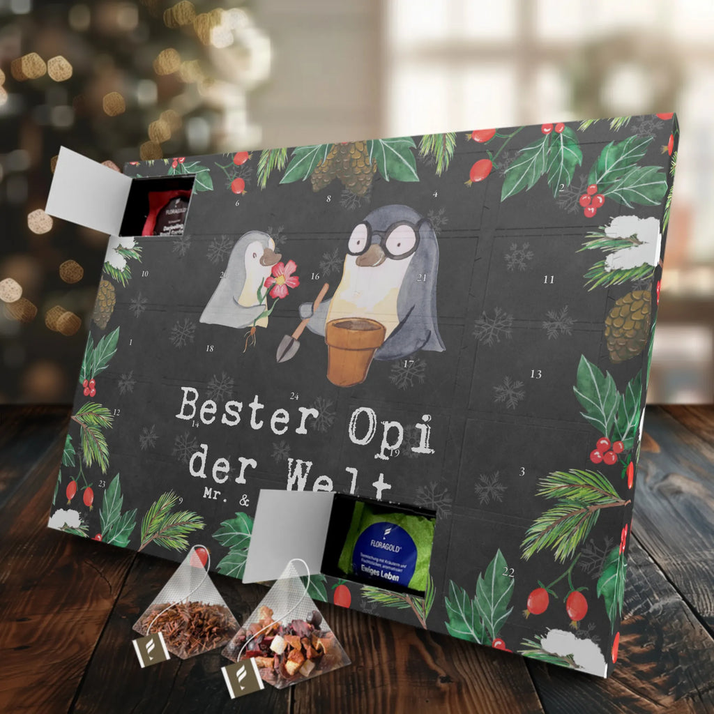 Tee Adventskalender Pinguin Bester Opi der Welt Adventskalender, Kerzen Adventskalender, Duftkerzen Adventskalender, für, Dankeschön, Geschenk, Schenken, Geburtstag, Geburtstagsgeschenk, Geschenkidee, Danke, Bedanken, Mitbringsel, Freude machen, Geschenktipp, Großvater, Grossvater, Opa, Opi. Großpapa, Großeltern, Nichte, Neffe, Kleinigkeit, Oppa, Oppi, Bester