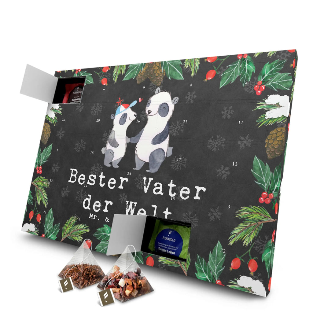 Tee Adventskalender Panda Bester Vater der Welt Adventskalender, Kerzen Adventskalender, Duftkerzen Adventskalender, für, Dankeschön, Geschenk, Schenken, Geburtstag, Geburtstagsgeschenk, Geschenkidee, Danke, Bedanken, Mitbringsel, Freude machen, Geschenktipp, Vater, Papa, Dad, Daddy, Paps, Papi, Vati, Eltern, Geschenk Vater, Mann, Familie, Bester, Kleinigkeit