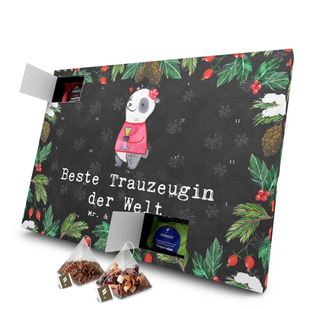 Tee Adventskalender Panda Beste Trauzeugin der Welt Adventskalender, Kerzen Adventskalender, Duftkerzen Adventskalender, für, Dankeschön, Geschenk, Schenken, Geburtstag, Geburtstagsgeschenk, Geschenkidee, Danke, Bedanken, Mitbringsel, Freude machen, Geschenktipp, Trauzeugin, Trauhzeugin, Freundin, Hochzeit, Heirat, JGA, Trauung, Kirche, Standesamt, Braut