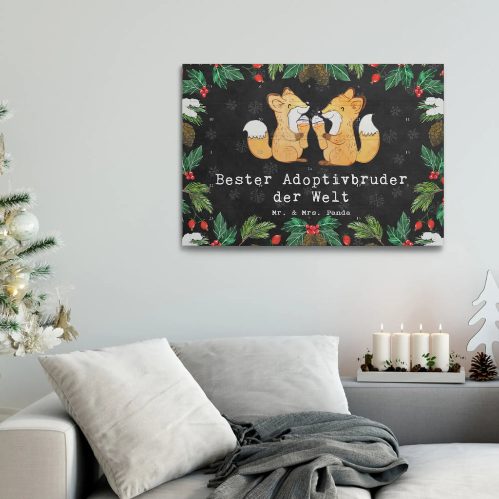 Tee Adventskalender Fuchs Bester Adoptivbruder der Welt Adventskalender, Kerzen Adventskalender, Duftkerzen Adventskalender, für, Dankeschön, Geschenk, Schenken, Geburtstag, Geburtstagsgeschenk, Geschenkidee, Danke, Bedanken, Mitbringsel, Freude machen, Geschenktipp, Adoptivbruder, adoptiert, Bruder, Brudi, Geschwister, Bruderherz, Schwester, Familie, Kleinigkeit, Brother, Bester, Sohn