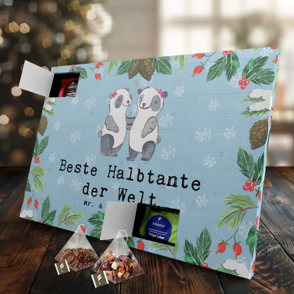 Tee Adventskalender Panda Beste Halbtante der Welt Adventskalender, Kerzen Adventskalender, Duftkerzen Adventskalender, für, Dankeschön, Geschenk, Schenken, Geburtstag, Geburtstagsgeschenk, Geschenkidee, Danke, Bedanken, Mitbringsel, Freude machen, Geschenktipp, Halbtante, Tante, beste Tante, Stieftante, Stief, Stiefgeschwister, Familie, Kleinigkeit