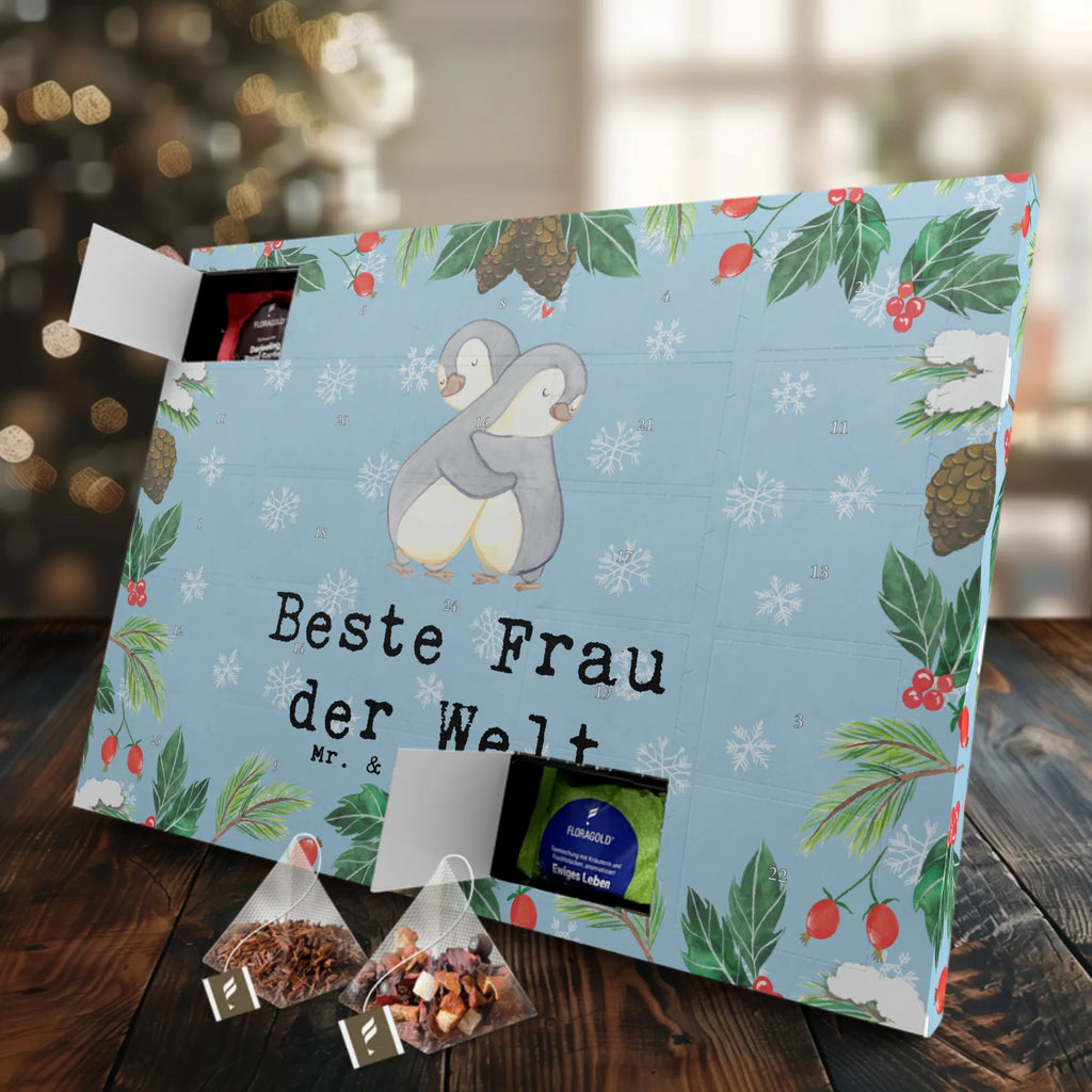 Tee Adventskalender Pinguin Beste Frau der Welt Adventskalender, Kerzen Adventskalender, Duftkerzen Adventskalender, für, Dankeschön, Geschenk, Schenken, Geburtstag, Geburtstagsgeschenk, Geschenkidee, Danke, Bedanken, Mitbringsel, Freude machen, Geschenktipp, Beste, Frau, Ehefrau, Partnerin, Freundin, Traumfrau, Liebling, Ehepartner, Ehe, Gattin, Lebensgefährtin, Braut, Kleinigkeit