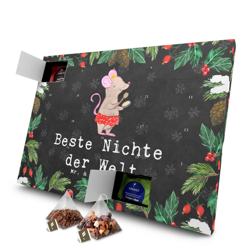 Tee Adventskalender Maus Beste Nichte der Welt Adventskalender, Kerzen Adventskalender, Duftkerzen Adventskalender, für, Dankeschön, Geschenk, Schenken, Geburtstag, Geburtstagsgeschenk, Geschenkidee, Danke, Bedanken, Mitbringsel, Freude machen, Geschenktipp, Nichte, Onkel, Tante, Patentante, Patenonkel, Patenkind, Taufe, Tochter der Schwester, Tochter des Bruders, Beste