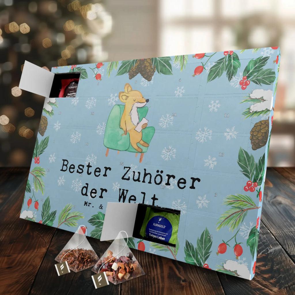 Tee Adventskalender Fuchs Bester Zuhörer der Welt Adventskalender, Kerzen Adventskalender, Duftkerzen Adventskalender, für, Dankeschön, Geschenk, Schenken, Geburtstag, Geburtstagsgeschenk, Geschenkidee, Danke, Bedanken, Mitbringsel, Freude machen, Geschenktipp, Zuhörer, Freund, Freundin, offenes Ohr, Hilfsbereit, Hilfe