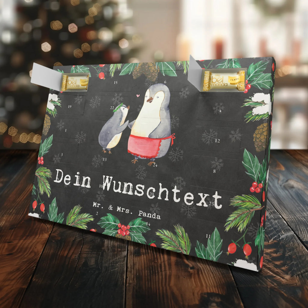 Personalisierter Marzipan Adventskalender Pinguin Beste Mutter der Welt Personalisierter Marzipan Adventskalender, für, Dankeschön, Geschenk, Schenken, Geburtstag, Geburtstagsgeschenk, Geschenkidee, Danke, Bedanken, Mitbringsel, Freude machen, Geschenktipp, Mama, Mami, Mutter, Muttertag, Mutti, Ma, Tochter, Sohn, Beste Mama, Beste, Supermama