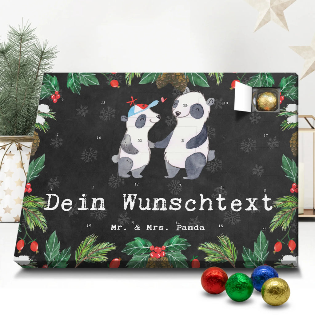 Personalisierter Schoko Adventskalender Panda Bester Cousin der Welt Personalisierter Adventskalender, Adventskalender mit Namen, für, Dankeschön, Geschenk, Schenken, Geburtstag, Geburtstagsgeschenk, Geschenkidee, Danke, Bedanken, Mitbringsel, Freude machen, Geschenktipp, Cousin, Kousin, Vetter, Sohn von Onkel, Sohn von Tante, Familie, Verwandtschaft, Cousine