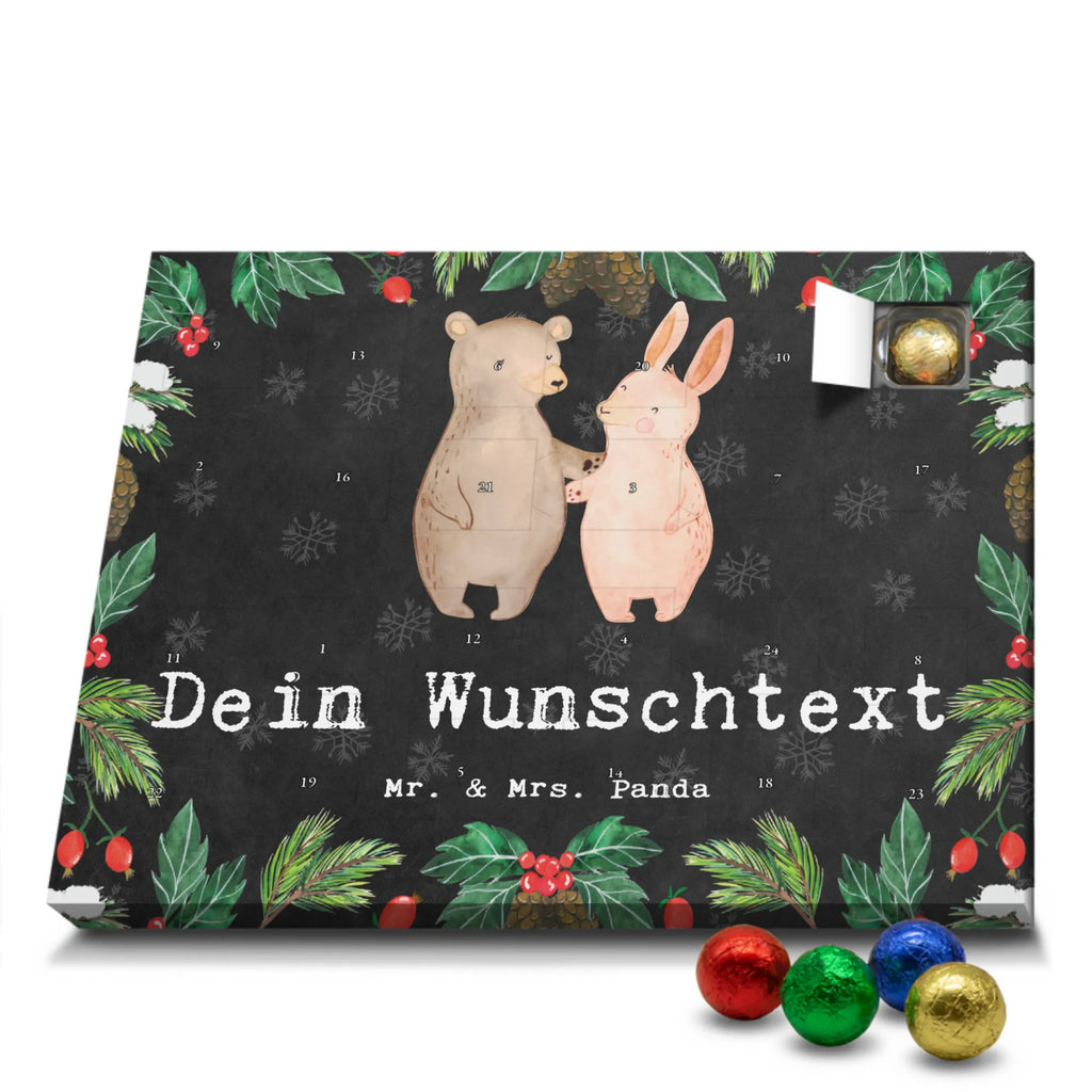 Personalisierter Schoko Adventskalender Hase Beste Freundschaft der Welt Personalisierter Adventskalender, Adventskalender mit Namen, für, Dankeschön, Geschenk, Schenken, Geburtstag, Geburtstagsgeschenk, Geschenkidee, Danke, Bedanken, Mitbringsel, Freude machen, Geschenktipp, Freundschaft, Freunde, Freunde fürs Leben, best friends, Freundin, Freund, Clique, Kumpel, bae, bff