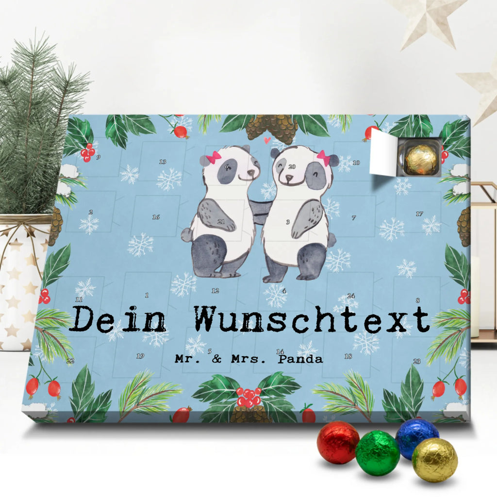 Personalisierter Schoko Adventskalender Panda Beste Blutsschwester der Welt Personalisierter Adventskalender, Adventskalender mit Namen, für, Dankeschön, Geschenk, Schenken, Geburtstag, Geburtstagsgeschenk, Geschenkidee, Danke, Bedanken, Mitbringsel, Freude machen, Geschenktipp, Blutsschwester, Blutsgeschwister, Freundin, Bae, Schwestern, Schwester, Geschwister, Schwesterherz, Sister, Familie, Kleinigkeit, Beste, Tochter, Liebe