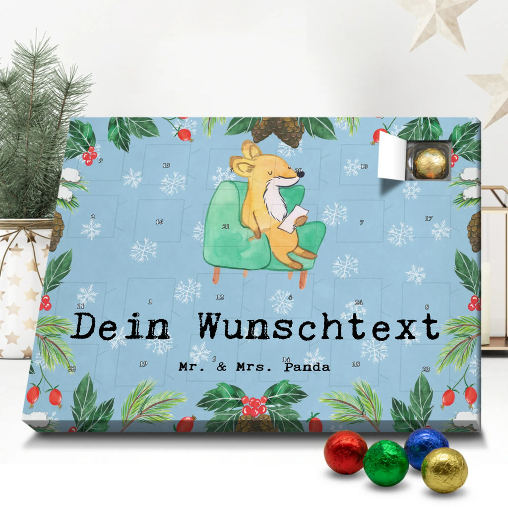 Personalisierter Schoko Adventskalender Fuchs Bester Zuhörer der Welt Personalisierter Adventskalender, Adventskalender mit Namen, für, Dankeschön, Geschenk, Schenken, Geburtstag, Geburtstagsgeschenk, Geschenkidee, Danke, Bedanken, Mitbringsel, Freude machen, Geschenktipp, Zuhörer, Freund, Freundin, offenes Ohr, Hilfsbereit, Hilfe