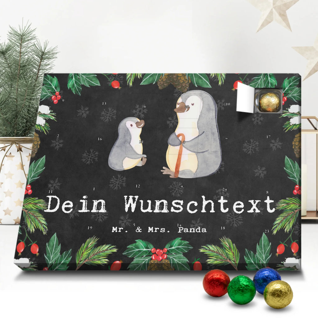 Personalisierter Schoko Adventskalender Pinguin Bester Großvater der Welt Personalisierter Adventskalender, Adventskalender mit Namen, für, Dankeschön, Geschenk, Schenken, Geburtstag, Geburtstagsgeschenk, Geschenkidee, Danke, Bedanken, Mitbringsel, Freude machen, Geschenktipp, Großvater, Grossvater, Opa, Opi. Großpapa, Großeltern, Enkel, Enkelin, Enkelkind, Kleinigkeit, Oppa, Oppi, Bester