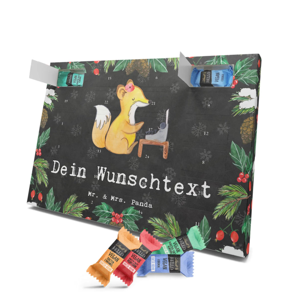 Personalisierter veganer Adventskalender Fuchs Beste Kollegin der Welt Personalisierter veganer Adventskalender, für, Dankeschön, Geschenk, Schenken, Geburtstag, Geburtstagsgeschenk, Geschenkidee, Danke, Bedanken, Mitbringsel, Freude machen, Geschenktipp, Arbeitskollegin, Kollegin, Freundin, Büro, Abschiedsgeschenk, Ruhestand, Arbeit, Mitarbeiterin, Berufsgenossin, Beruf