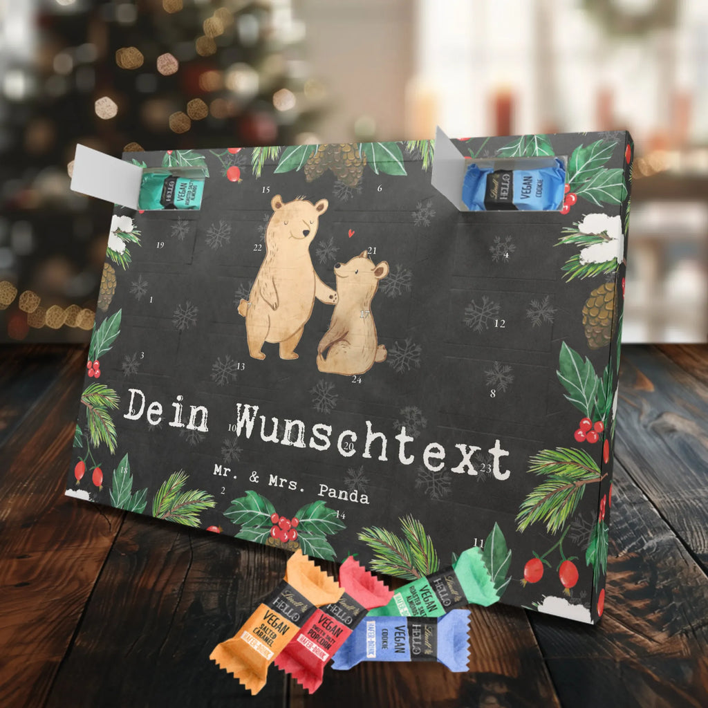 Personalisierter veganer Adventskalender Bär Bester Vati der Welt Personalisierter veganer Adventskalender, für, Dankeschön, Geschenk, Schenken, Geburtstag, Geburtstagsgeschenk, Geschenkidee, Danke, Bedanken, Mitbringsel, Freude machen, Geschenktipp, Vater, Papa, Dad, Daddy, Paps, Papi, Vati, Eltern, Geschenk Vater, Mann, Familie, Bester, Kleinigkeit