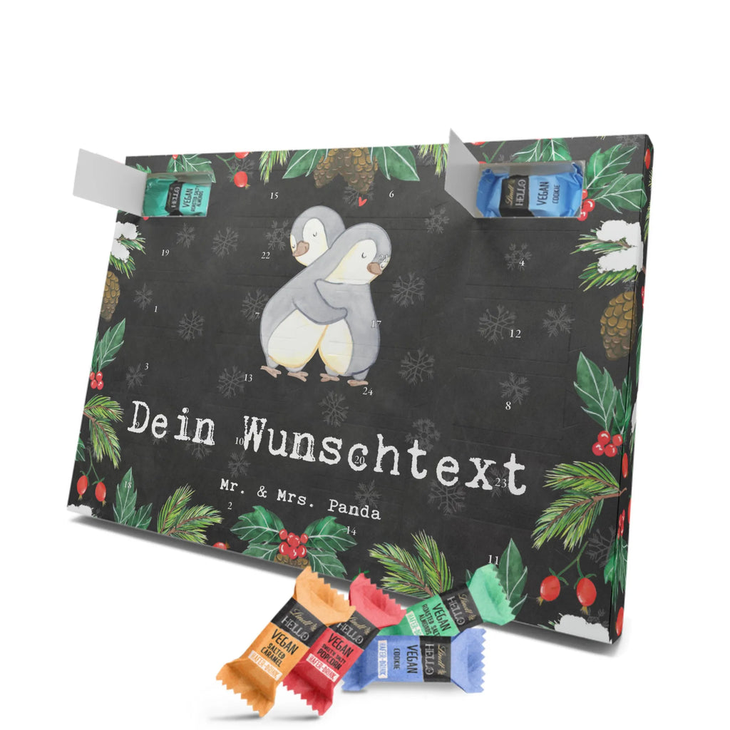 Personalisierter veganer Adventskalender Pinguin Bester Lieblingsmensch der Welt Personalisierter veganer Adventskalender, für, Dankeschön, Geschenk, Schenken, Geburtstag, Geburtstagsgeschenk, Geschenkidee, Danke, Bedanken, Mitbringsel, Freude machen, Geschenktipp, Lieblingsmensch, Lieblings Mensch, Liebling, Partner, Bae, beste Freundin, Freund, Liebe, Herz, Love, Mama, Papa, Familie