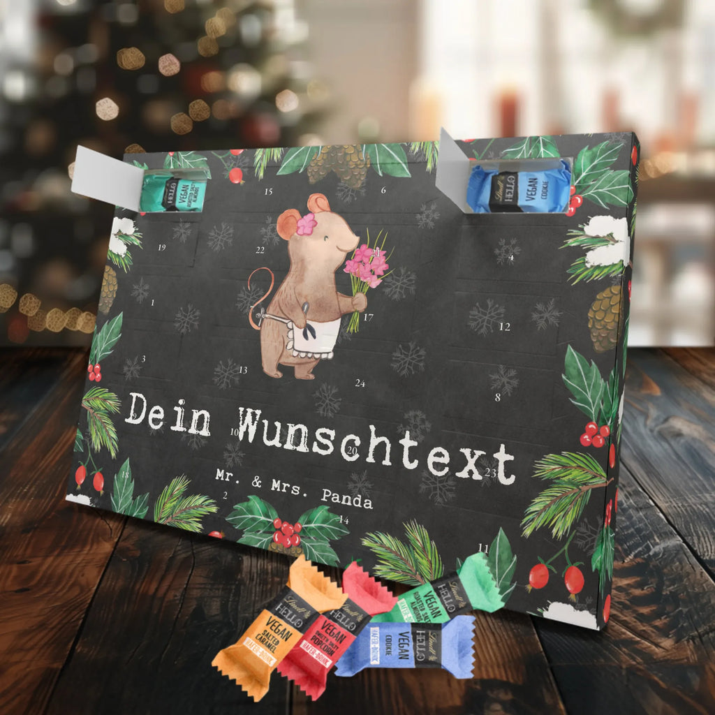 Personalisierter veganer Adventskalender Maus Beste Großtante der Welt Personalisierter veganer Adventskalender, für, Dankeschön, Geschenk, Schenken, Geburtstag, Geburtstagsgeschenk, Geschenkidee, Danke, Bedanken, Mitbringsel, Freude machen, Geschenktipp, Großtante, Grosstante, Tante, Lieblingstante, Familie, Schwester, Tanten, Kleinigkeit, Beste, Nichte, Neffe, Groß