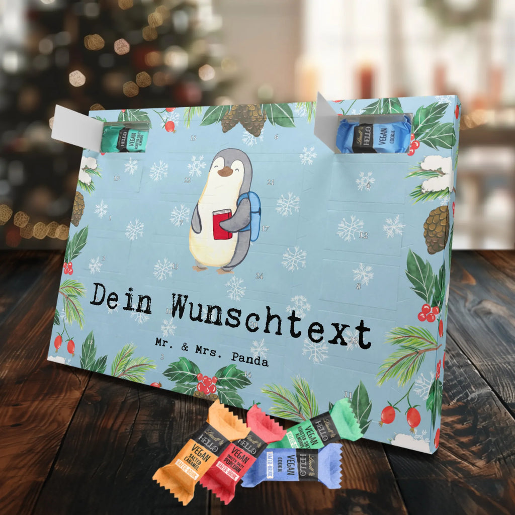 Personalisierter veganer Adventskalender Pinguin Bester Enkel der Welt Personalisierter veganer Adventskalender, für, Dankeschön, Geschenk, Schenken, Geburtstag, Geburtstagsgeschenk, Geschenkidee, Danke, Bedanken, Mitbringsel, Freude machen, Geschenktipp, Enkel, Enkelkind, Enkelsohn, Oma, Opa, Kind von Tochter, Kind von Sohn, Taufe, Großsohn