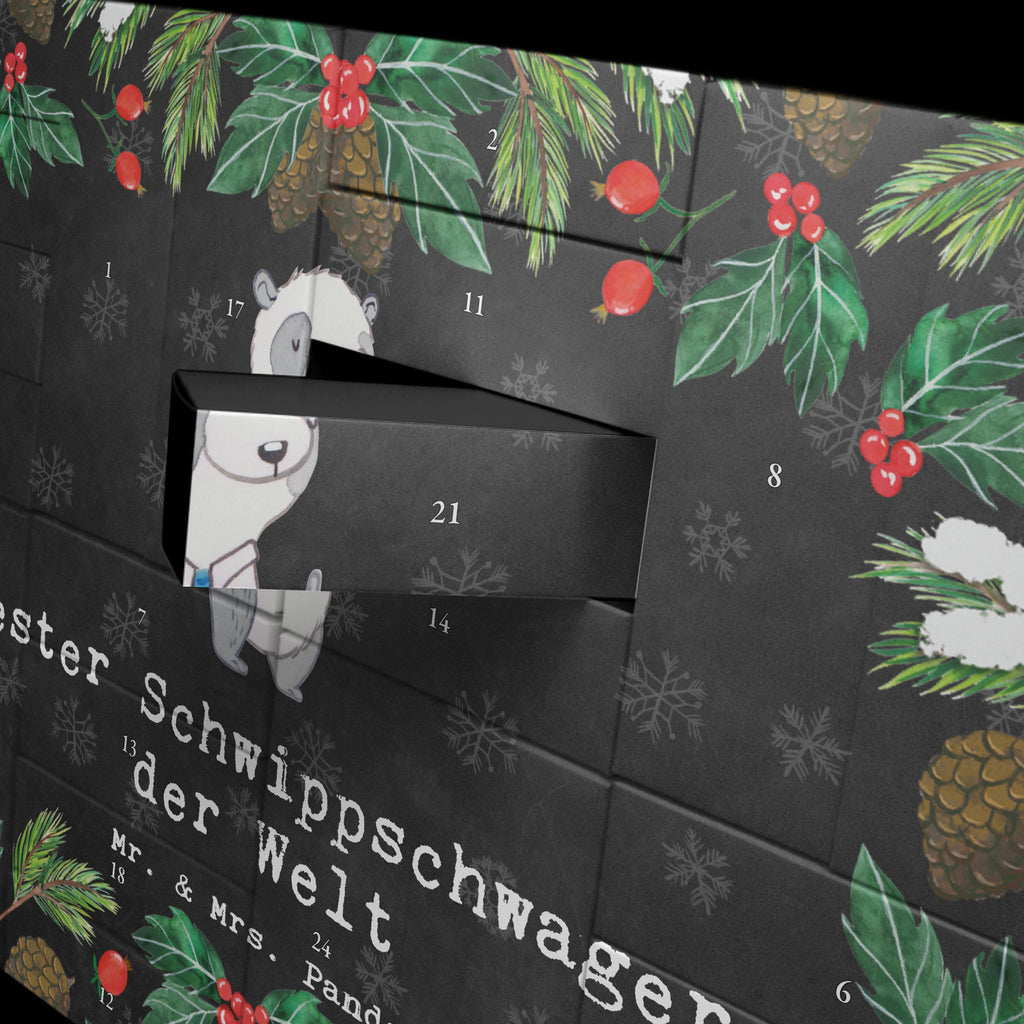 Befüllbarer Adventskalender Panda Bester Schwippschwager der Welt Befüllbarer Adventskalender, Adventskalender zum selbst befüllen, für, Dankeschön, Geschenk, Schenken, Geburtstag, Geburtstagsgeschenk, Geschenkidee, Danke, Bedanken, Mitbringsel, Freude machen, Geschenktipp, Schwippschwager, Schwibschwager, Schwipschwager, Schwager, Schwager des Ehepartners, Familie, Verwandtschaft, angeheiratet