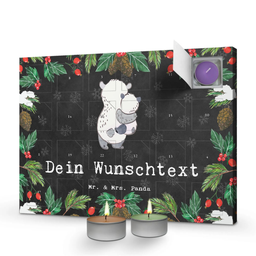 Personalisierter Duftkerzen Adventskalender Panda Beste Pflegeeltern der Welt Personalisierter Duftkerzen Adventskalender, für, Dankeschön, Geschenk, Schenken, Geburtstag, Geburtstagsgeschenk, Geschenkidee, Danke, Bedanken, Mitbringsel, Freude machen, Geschenktipp, Pflegeeltern, Pflegekind, Adoption, Eltern, Mama, Papa, Mami, Papi, Familie, Elternpaar, Mama und Papa