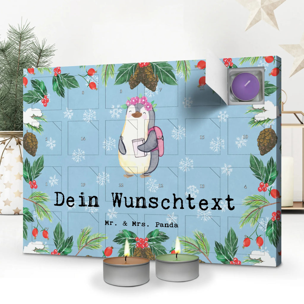 Personalisierter Duftkerzen Adventskalender Pinguin Beste Enkelin der Welt Personalisierter Duftkerzen Adventskalender, für, Dankeschön, Geschenk, Schenken, Geburtstag, Geburtstagsgeschenk, Geschenkidee, Danke, Bedanken, Mitbringsel, Freude machen, Geschenktipp, Enkelin, Enkelkind, Enkeltochter, Oma, Opa, Kind von Tochter, Kind von Sohn, Großtochter, Taufe