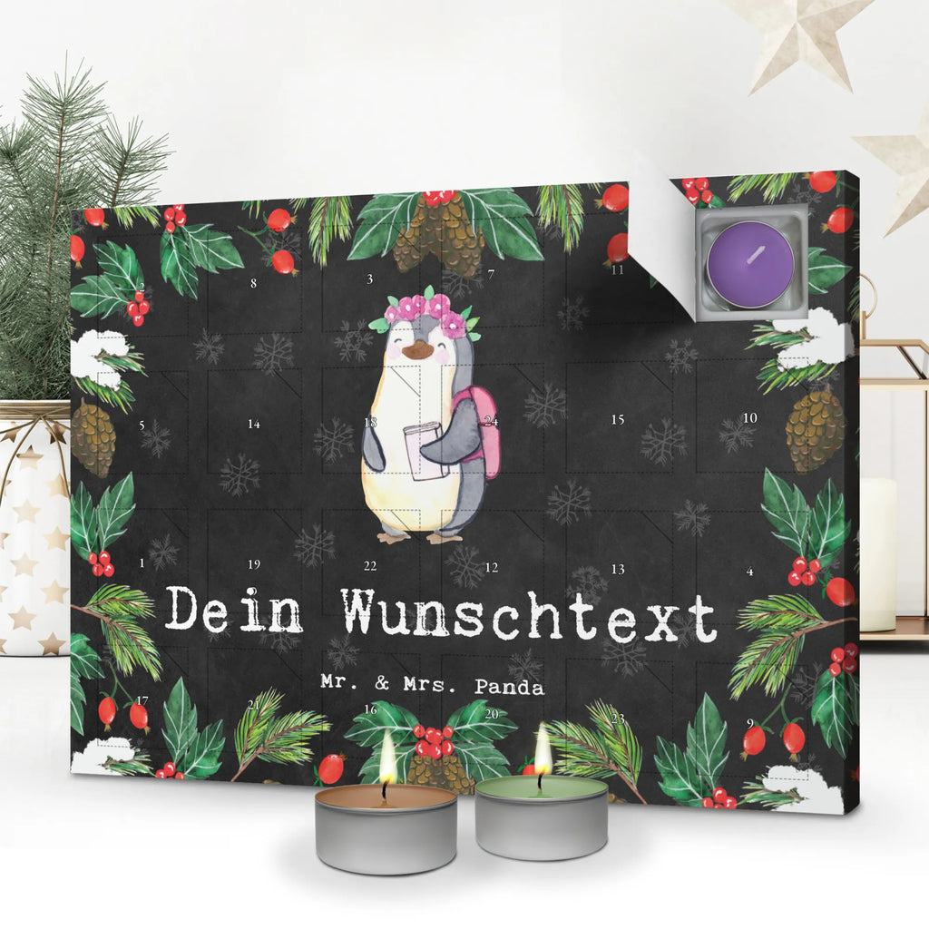 Personalisierter Duftkerzen Adventskalender Pinguin Beste Enkelin der Welt Personalisierter Duftkerzen Adventskalender, für, Dankeschön, Geschenk, Schenken, Geburtstag, Geburtstagsgeschenk, Geschenkidee, Danke, Bedanken, Mitbringsel, Freude machen, Geschenktipp, Enkelin, Enkelkind, Enkeltochter, Oma, Opa, Kind von Tochter, Kind von Sohn, Großtochter, Taufe