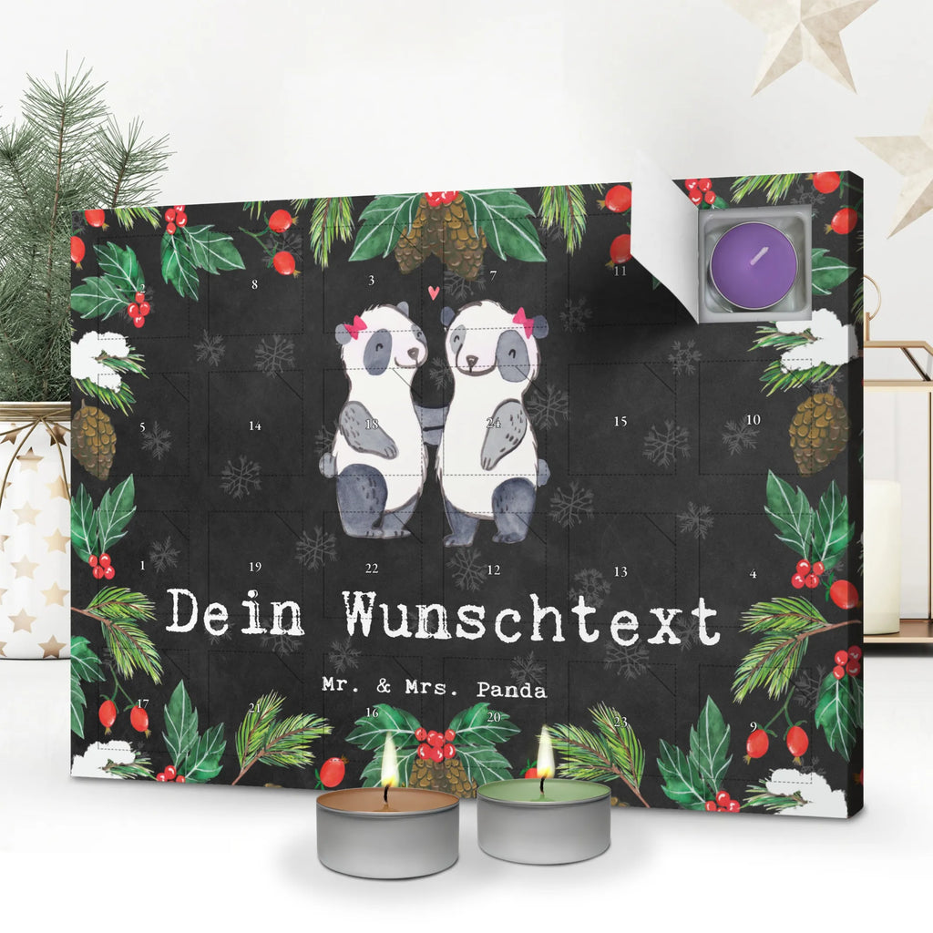 Personalisierter Duftkerzen Adventskalender Panda Beste Blutsschwester der Welt Personalisierter Duftkerzen Adventskalender, für, Dankeschön, Geschenk, Schenken, Geburtstag, Geburtstagsgeschenk, Geschenkidee, Danke, Bedanken, Mitbringsel, Freude machen, Geschenktipp, Blutsschwester, Blutsgeschwister, Freundin, Bae, Schwestern, Schwester, Geschwister, Schwesterherz, Sister, Familie, Kleinigkeit, Beste, Tochter, Liebe