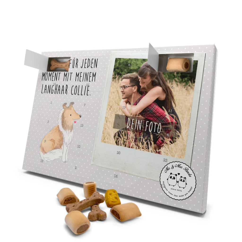 Personalisierter Hunde Foto Adventskalender Langhaar Collie Moment Personalisierter Hunde Foto Adventskalender, Hund, Hunderasse, Rassehund, Hundebesitzer, Geschenk, Tierfreund, Schenken, Welpe, Langhaar Collie, britischer Hütehund