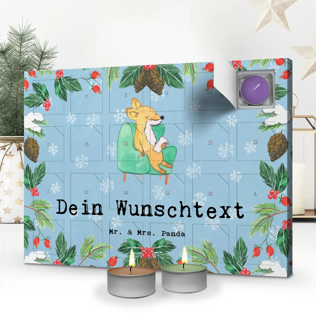 Personalisierter Duftkerzen Adventskalender Fuchs Bester Zuhörer der Welt Personalisierter Duftkerzen Adventskalender, für, Dankeschön, Geschenk, Schenken, Geburtstag, Geburtstagsgeschenk, Geschenkidee, Danke, Bedanken, Mitbringsel, Freude machen, Geschenktipp, Zuhörer, Freund, Freundin, offenes Ohr, Hilfsbereit, Hilfe