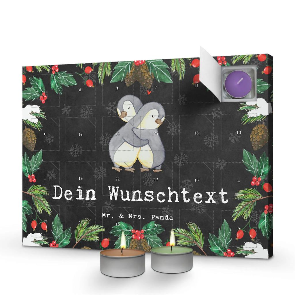 Personalisierter Duftkerzen Adventskalender Pinguin Bester Kuschelpartner der Welt Personalisierter Duftkerzen Adventskalender, für, Dankeschön, Geschenk, Schenken, Geburtstag, Geburtstagsgeschenk, Geschenkidee, Danke, Bedanken, Mitbringsel, Freude machen, Geschenktipp, Kuschelpartner, Lebenspartner, Ehepartner, Partner, Ehemann, Ehefrau, Kuscheln, Bett, Liebe, Freund, Freundin, Hochzeitstag, verliebt