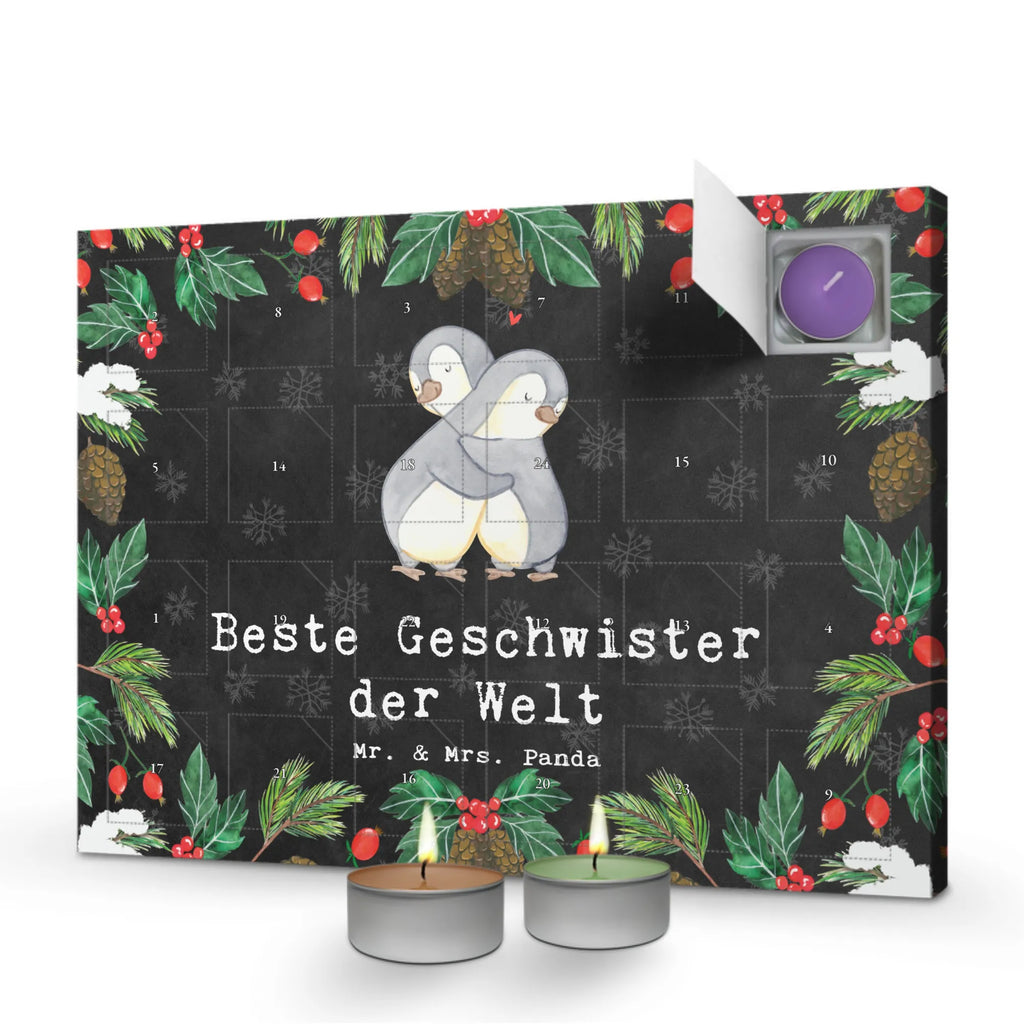 Duftkerzen Adventskalender Pinguin Beste Geschwister der Welt Adventskalender, Kerzen Adventskalender, Duftkerzen Adventskalender, für, Dankeschön, Geschenk, Schenken, Geburtstag, Geburtstagsgeschenk, Geschenkidee, Danke, Bedanken, Mitbringsel, Freude machen, Geschenktipp, Geschwister, Geschwisterchen, Bruder, Schwester, Schwestern, Brüder, Familie, Nachwuchs