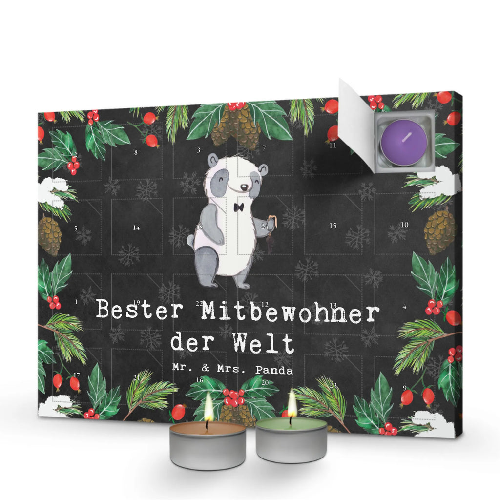 Duftkerzen Adventskalender Panda Bester Mitbewohner der Welt Adventskalender, Kerzen Adventskalender, Duftkerzen Adventskalender, für, Dankeschön, Geschenk, Schenken, Geburtstag, Geburtstagsgeschenk, Geschenkidee, Danke, Bedanken, Mitbringsel, Freude machen, Geschenktipp, Mitbewohner, WG, Zimmernachbar, Wohngemeinschaft, WG-Bewohner, Zimmerkollege, Zimmergenosse, Stubenkamerad