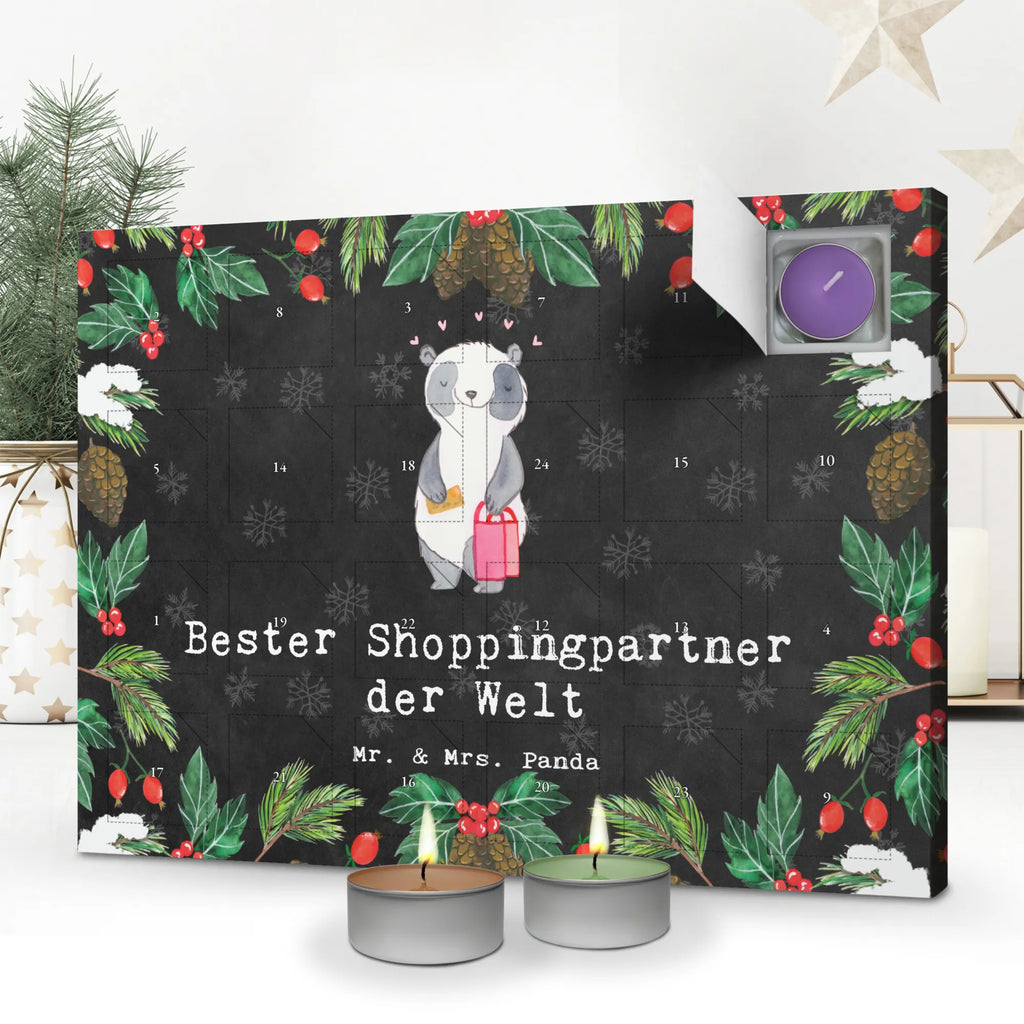 Duftkerzen Adventskalender Panda Bester Shoppingpartner der Welt Adventskalender, Kerzen Adventskalender, Duftkerzen Adventskalender, für, Dankeschön, Geschenk, Schenken, Geburtstag, Geburtstagsgeschenk, Geschenkidee, Danke, Bedanken, Mitbringsel, Freude machen, Geschenktipp, Shoppingpartner, Shoppen, Begleitung, Partner, Freundin, Freund, bff, Shopping, Einkaufen, Shopping-Queen, Queen, Bester