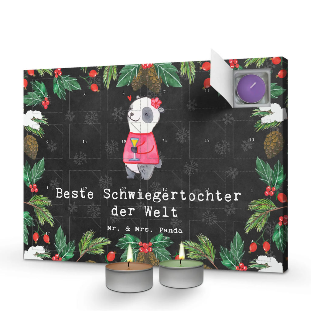 Duftkerzen Adventskalender Panda Beste Schwiegertochter der Welt Adventskalender, Kerzen Adventskalender, Duftkerzen Adventskalender, für, Dankeschön, Geschenk, Schenken, Geburtstag, Geburtstagsgeschenk, Geschenkidee, Danke, Bedanken, Mitbringsel, Freude machen, Geschenktipp, Schwiegertochter, Tochter, Ehefrau des Sohns, Frau, angeheiratet, Hochzeit