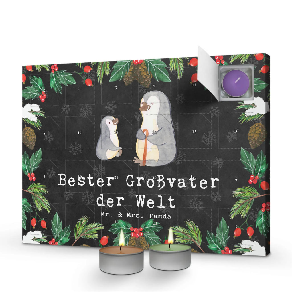 Duftkerzen Adventskalender Pinguin Bester Großvater der Welt Adventskalender, Kerzen Adventskalender, Duftkerzen Adventskalender, für, Dankeschön, Geschenk, Schenken, Geburtstag, Geburtstagsgeschenk, Geschenkidee, Danke, Bedanken, Mitbringsel, Freude machen, Geschenktipp, Großvater, Grossvater, Opa, Opi. Großpapa, Großeltern, Enkel, Enkelin, Enkelkind, Kleinigkeit, Oppa, Oppi, Bester