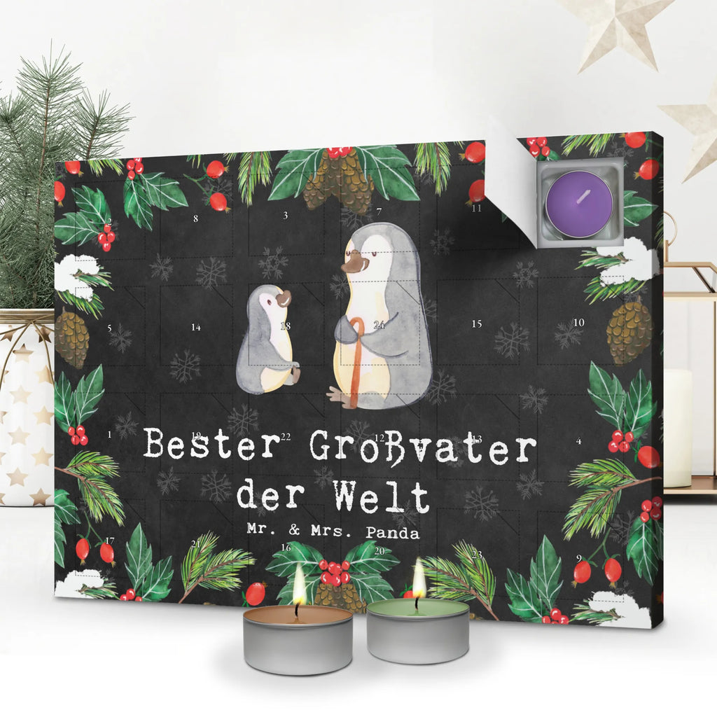 Duftkerzen Adventskalender Pinguin Bester Großvater der Welt Adventskalender, Kerzen Adventskalender, Duftkerzen Adventskalender, für, Dankeschön, Geschenk, Schenken, Geburtstag, Geburtstagsgeschenk, Geschenkidee, Danke, Bedanken, Mitbringsel, Freude machen, Geschenktipp, Großvater, Grossvater, Opa, Opi. Großpapa, Großeltern, Enkel, Enkelin, Enkelkind, Kleinigkeit, Oppa, Oppi, Bester