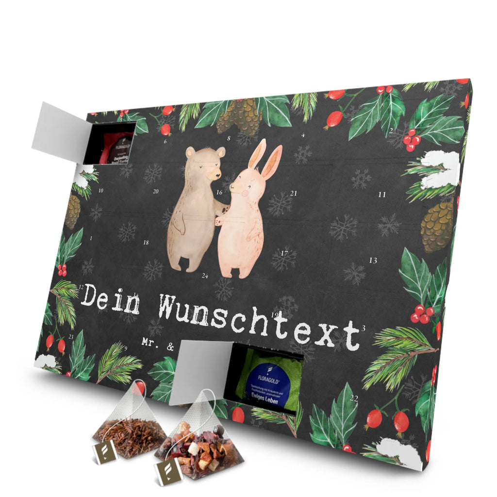 Personalisierter Tee Adventskalender Hase Beste Freundschaft der Welt Personalisierter Tee Adventskalender, für, Dankeschön, Geschenk, Schenken, Geburtstag, Geburtstagsgeschenk, Geschenkidee, Danke, Bedanken, Mitbringsel, Freude machen, Geschenktipp, Freundschaft, Freunde, Freunde fürs Leben, best friends, Freundin, Freund, Clique, Kumpel, bae, bff