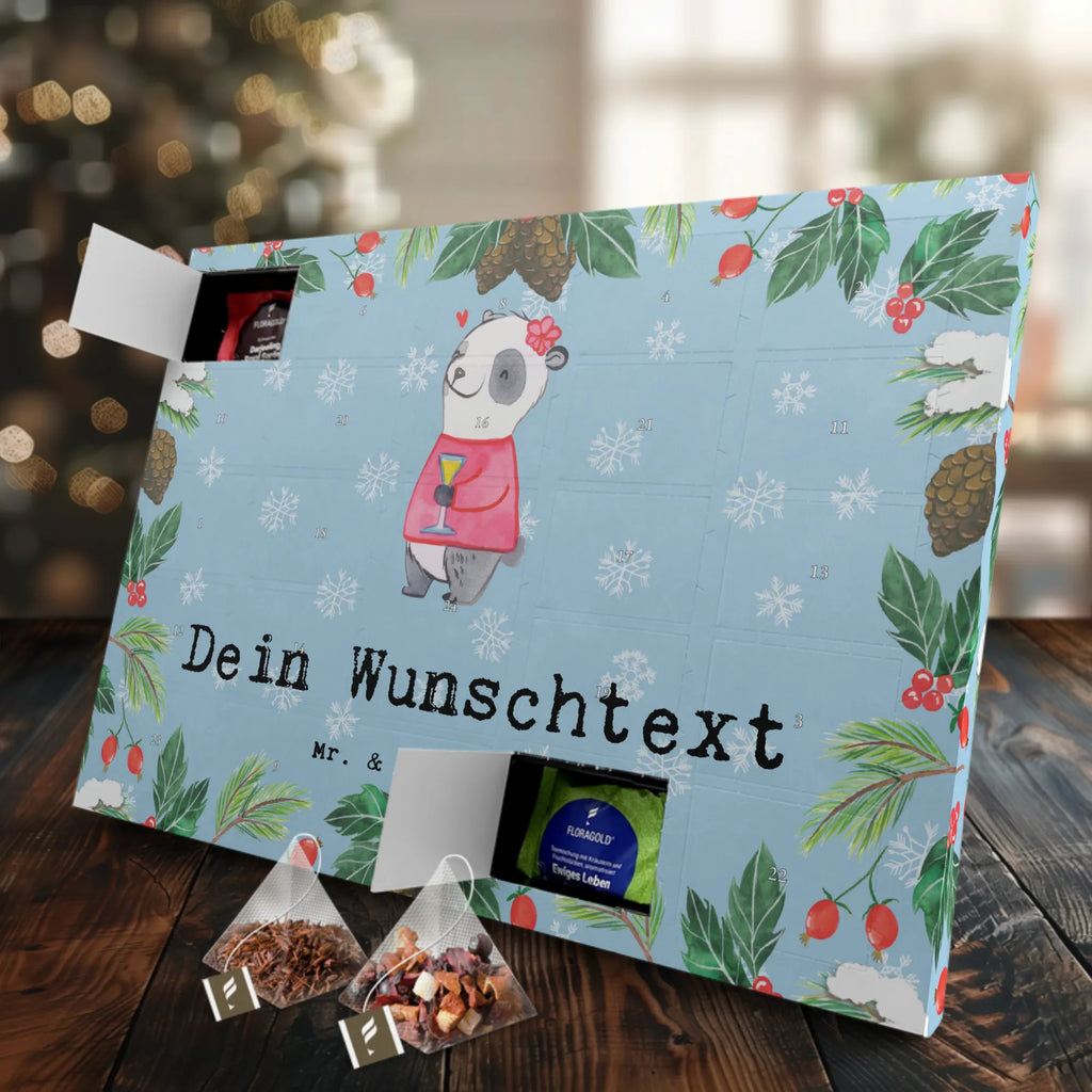 Personalisierter Tee Adventskalender Panda Beste Schwiegertochter der Welt Personalisierter Tee Adventskalender, für, Dankeschön, Geschenk, Schenken, Geburtstag, Geburtstagsgeschenk, Geschenkidee, Danke, Bedanken, Mitbringsel, Freude machen, Geschenktipp, Schwiegertochter, Tochter, Ehefrau des Sohns, Frau, angeheiratet, Hochzeit