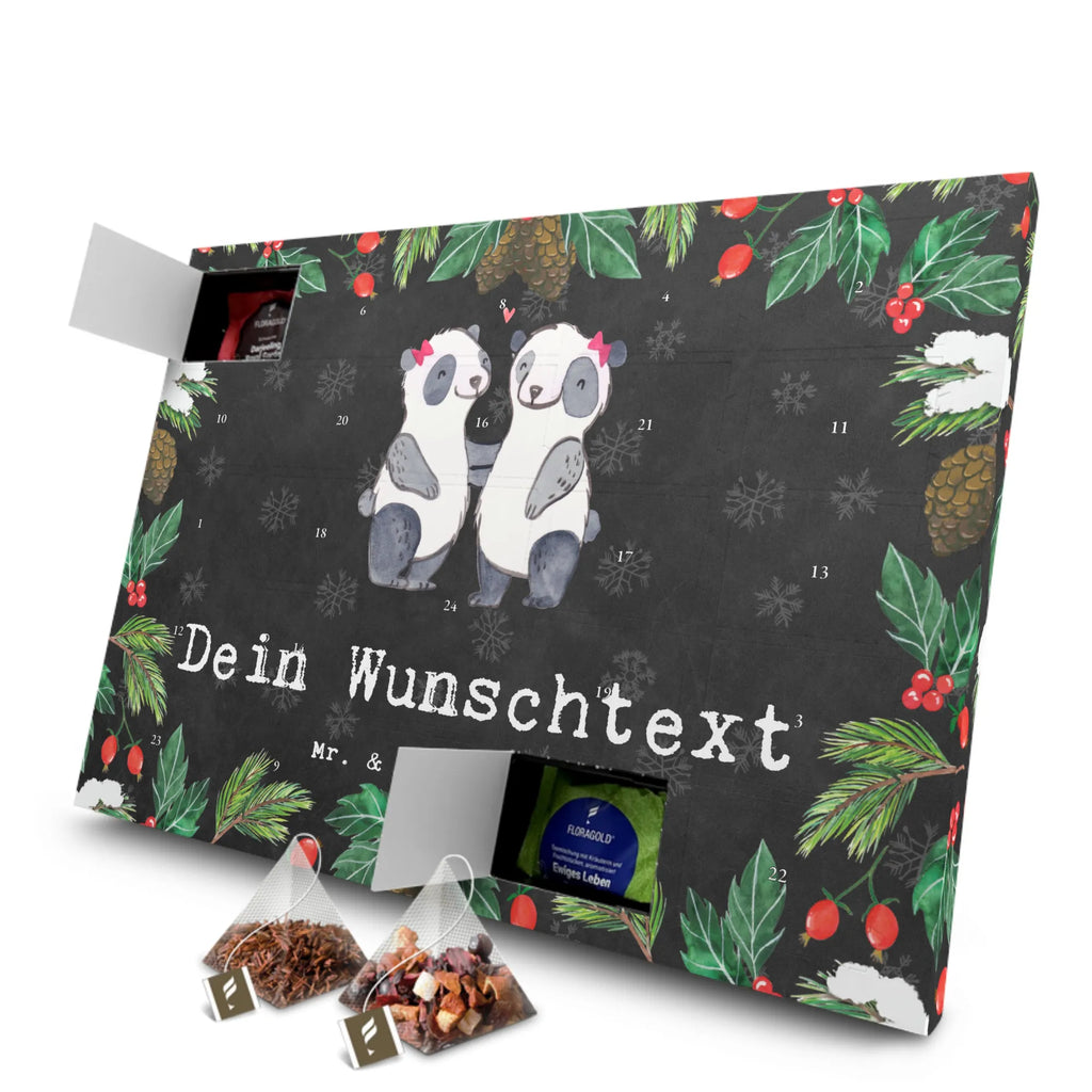 Personalisierter Tee Adventskalender Panda Beste Schwester der Welt Personalisierter Tee Adventskalender, für, Dankeschön, Geschenk, Schenken, Geburtstag, Geburtstagsgeschenk, Geschenkidee, Danke, Bedanken, Mitbringsel, Freude machen, Geschenktipp, Schwestern, Schwester, Geschwister, Schwesterherz, Sister, Familie, Kleinigkeit, Beste, Tochter, Liebe, Kinder