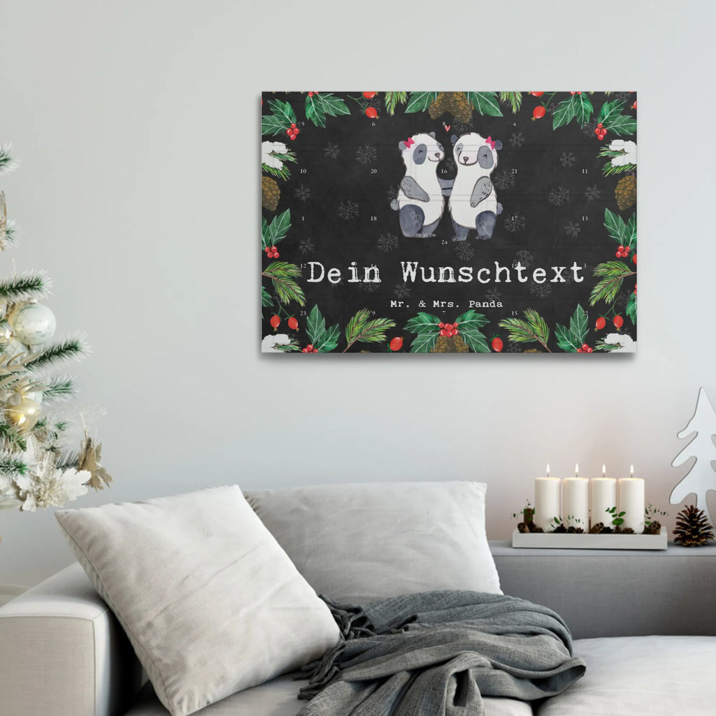 Personalisierter Tee Adventskalender Panda Beste Schwester der Welt Personalisierter Tee Adventskalender, für, Dankeschön, Geschenk, Schenken, Geburtstag, Geburtstagsgeschenk, Geschenkidee, Danke, Bedanken, Mitbringsel, Freude machen, Geschenktipp, Schwestern, Schwester, Geschwister, Schwesterherz, Sister, Familie, Kleinigkeit, Beste, Tochter, Liebe, Kinder