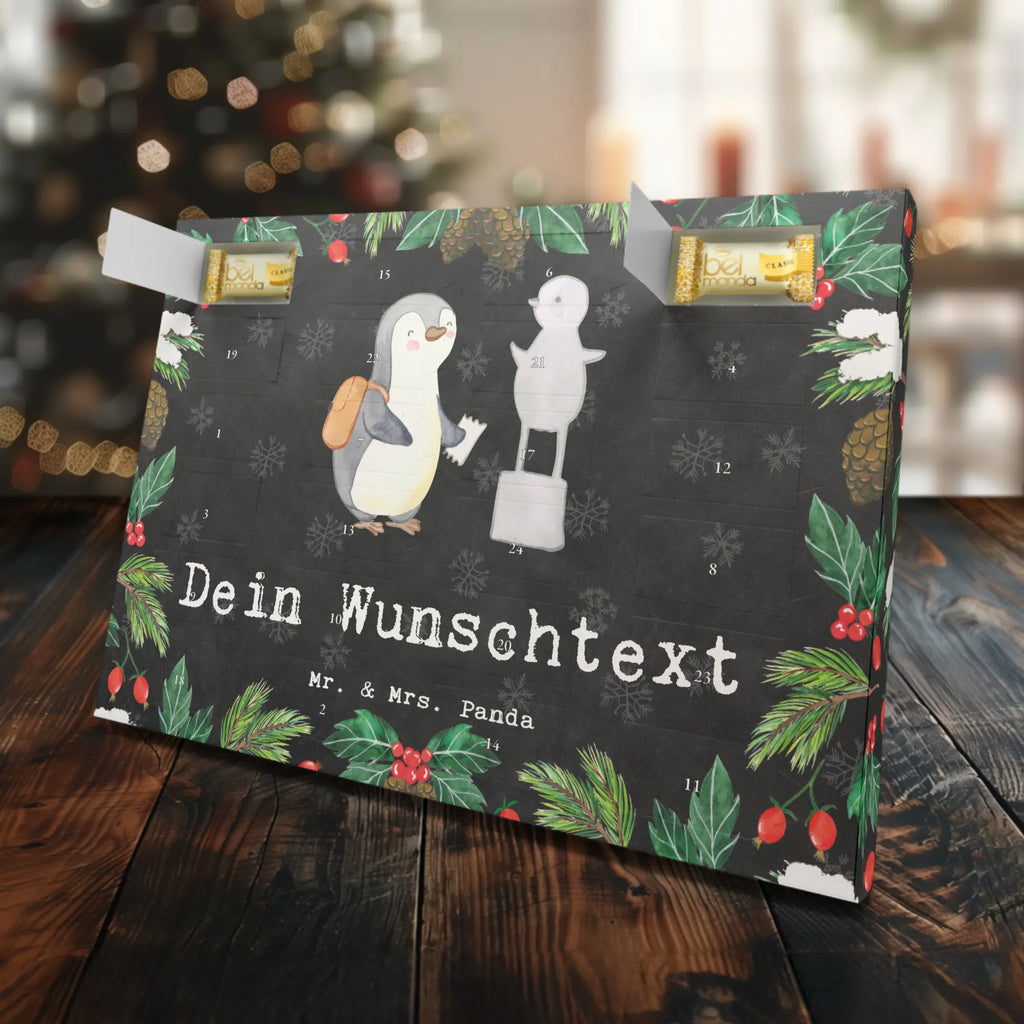 Personalisierter Marzipan Adventskalender Pinguin Museum besuchen Personalisierter Marzipan Adventskalender, Geschenk, Sport, Sportart, Hobby, Schenken, Danke, Dankeschön, Auszeichnung, Gewinn, Sportler, Museum besuchen, Museen