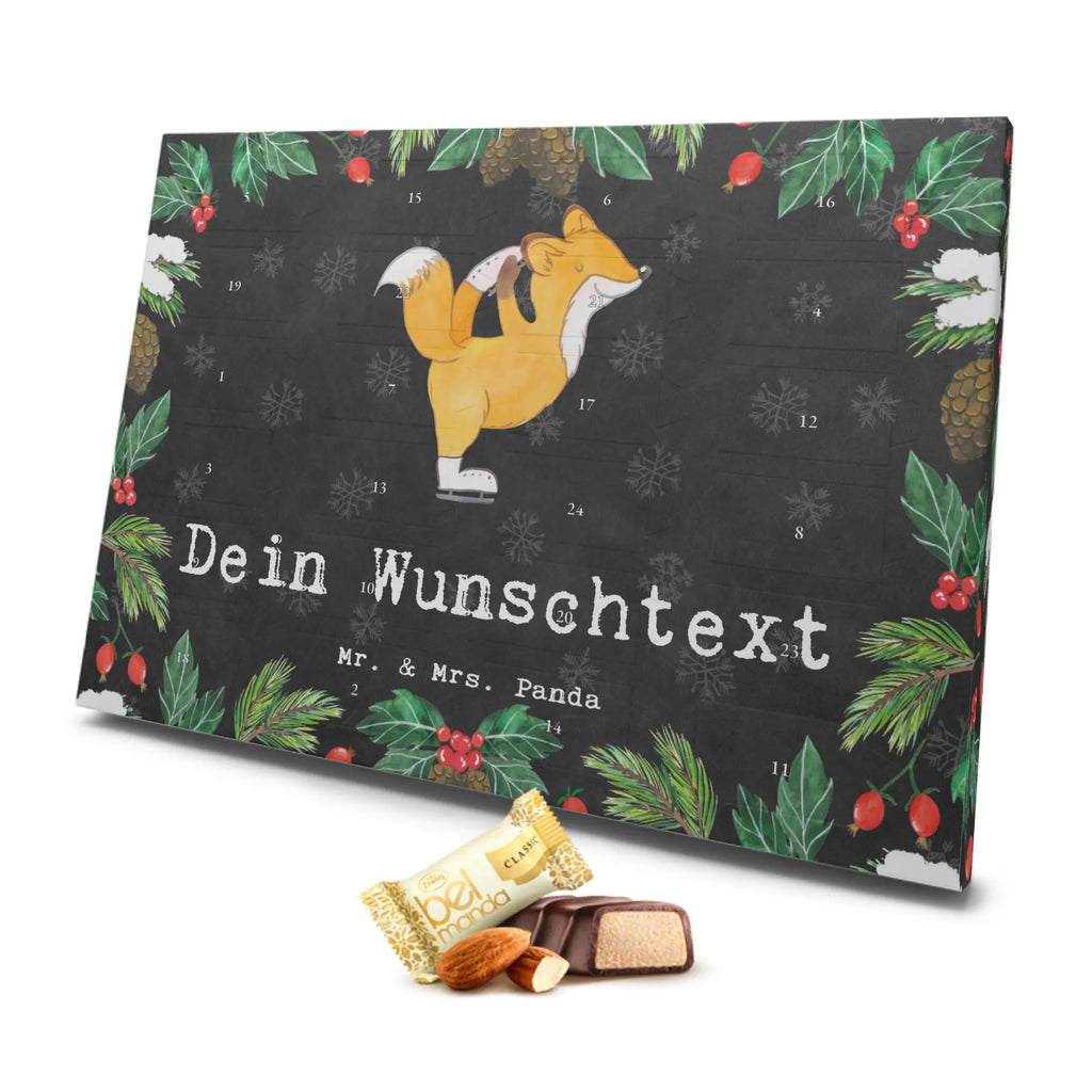 Personalisierter Marzipan Adventskalender Fuchs Eiskunstläufer Personalisierter Marzipan Adventskalender, Geschenk, Sport, Sportart, Hobby, Schenken, Danke, Dankeschön, Auszeichnung, Gewinn, Sportler, Eiskunstläufer, Eiskunstläuferin, Eiskunst