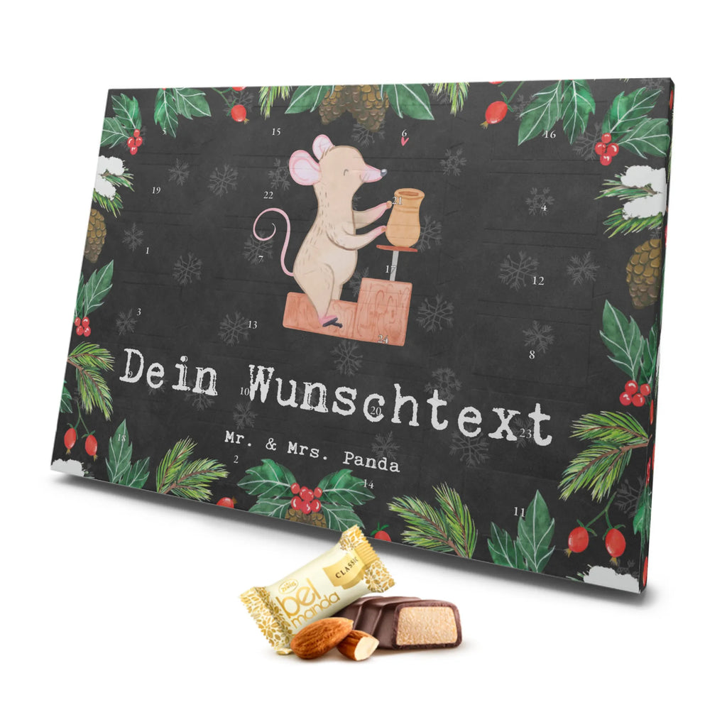 Personalisierter Marzipan Adventskalender Maus Töpfern Personalisierter Marzipan Adventskalender, Geschenk, Sport, Sportart, Hobby, Schenken, Danke, Dankeschön, Auszeichnung, Gewinn, Sportler, Töpfern, Töpferei, Töpferkurs