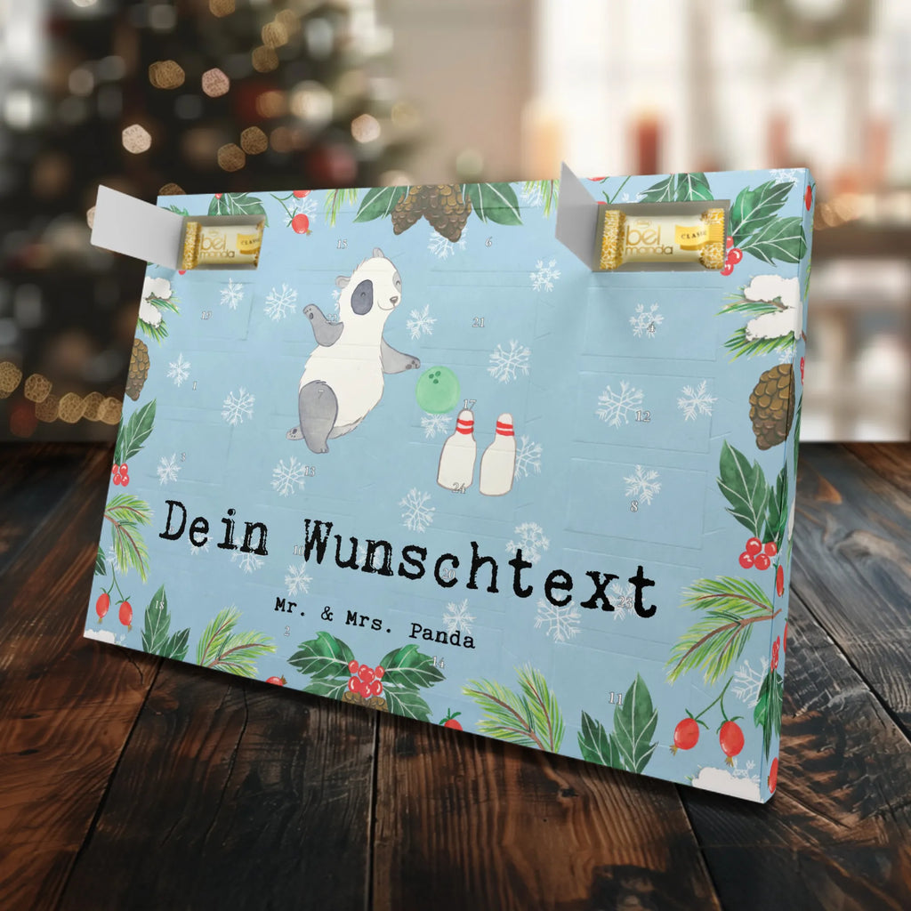 Personalisierter Marzipan Adventskalender Panda Bowling Personalisierter Marzipan Adventskalender, Geschenk, Sport, Sportart, Hobby, Schenken, Danke, Dankeschön, Auszeichnung, Gewinn, Sportler, Bowling, Bowlen gehen, Bowling Center