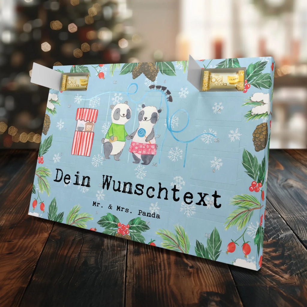 Personalisierter Marzipan Adventskalender Pandas Freizeitpark besuchen Personalisierter Marzipan Adventskalender, Geschenk, Sport, Sportart, Hobby, Schenken, Danke, Dankeschön, Auszeichnung, Gewinn, Sportler, Freizeitpark besuchen, Achterbahn fahren