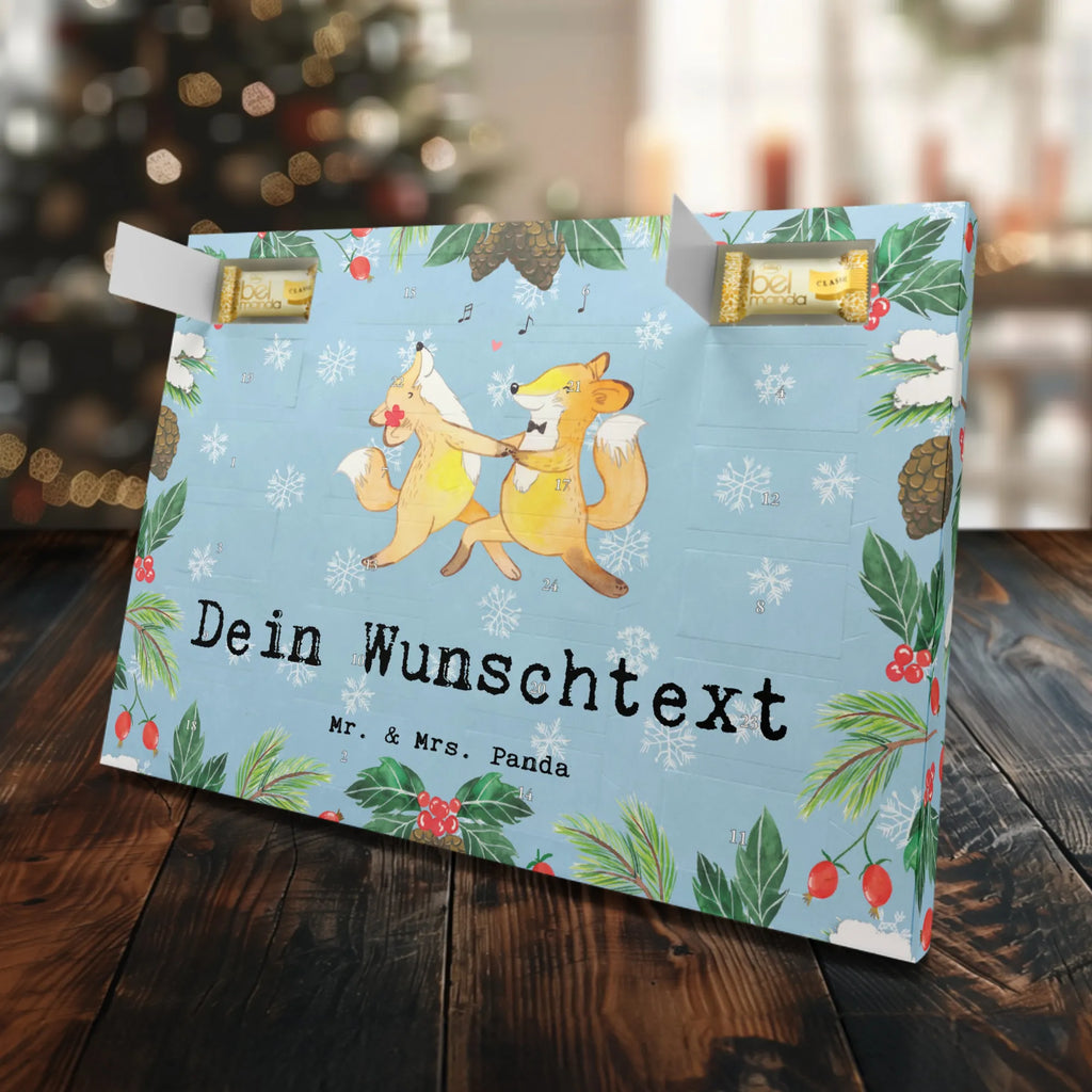 Personalisierter Marzipan Adventskalender Füchse Salsa tanzen Personalisierter Marzipan Adventskalender, Geschenk, Sport, Sportart, Hobby, Schenken, Danke, Dankeschön, Auszeichnung, Gewinn, Sportler, Salsa tanzen, Tanzschule, Tanzen, Tanzkurs