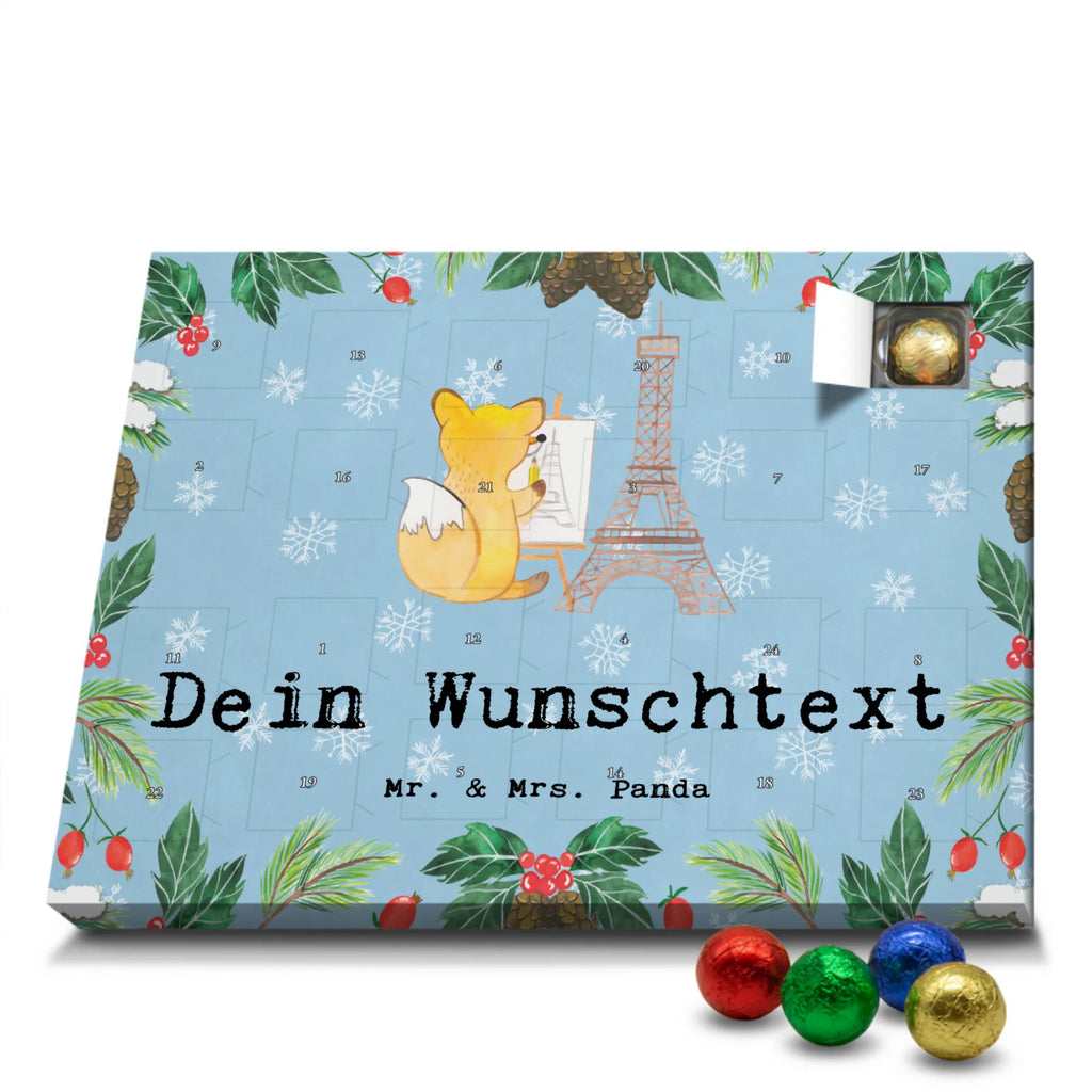 Personalisierter Schoko Adventskalender Fuchs Urban sketching Personalisierter Adventskalender, Adventskalender mit Namen, Geschenk, Sport, Sportart, Hobby, Schenken, Danke, Dankeschön, Auszeichnung, Gewinn, Sportler, Urban Sketching, Zeichnen, Künstler, Malen, Zeichenschule