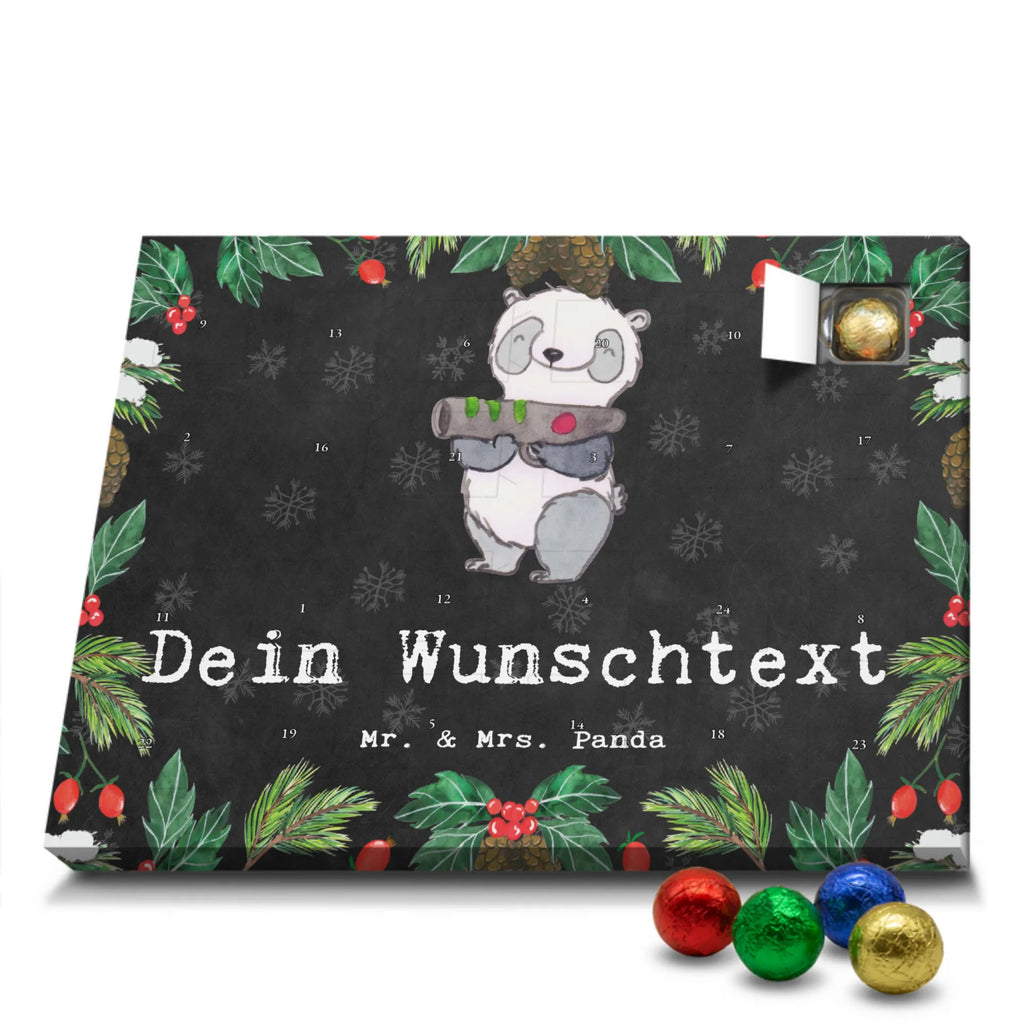 Personalisierter Schoko Adventskalender Panda LaserTag Personalisierter Adventskalender, Adventskalender mit Namen, Geschenk, Sport, Sportart, Hobby, Schenken, Danke, Dankeschön, Auszeichnung, Gewinn, Sportler, Lasertag, Lasergame Zentrum