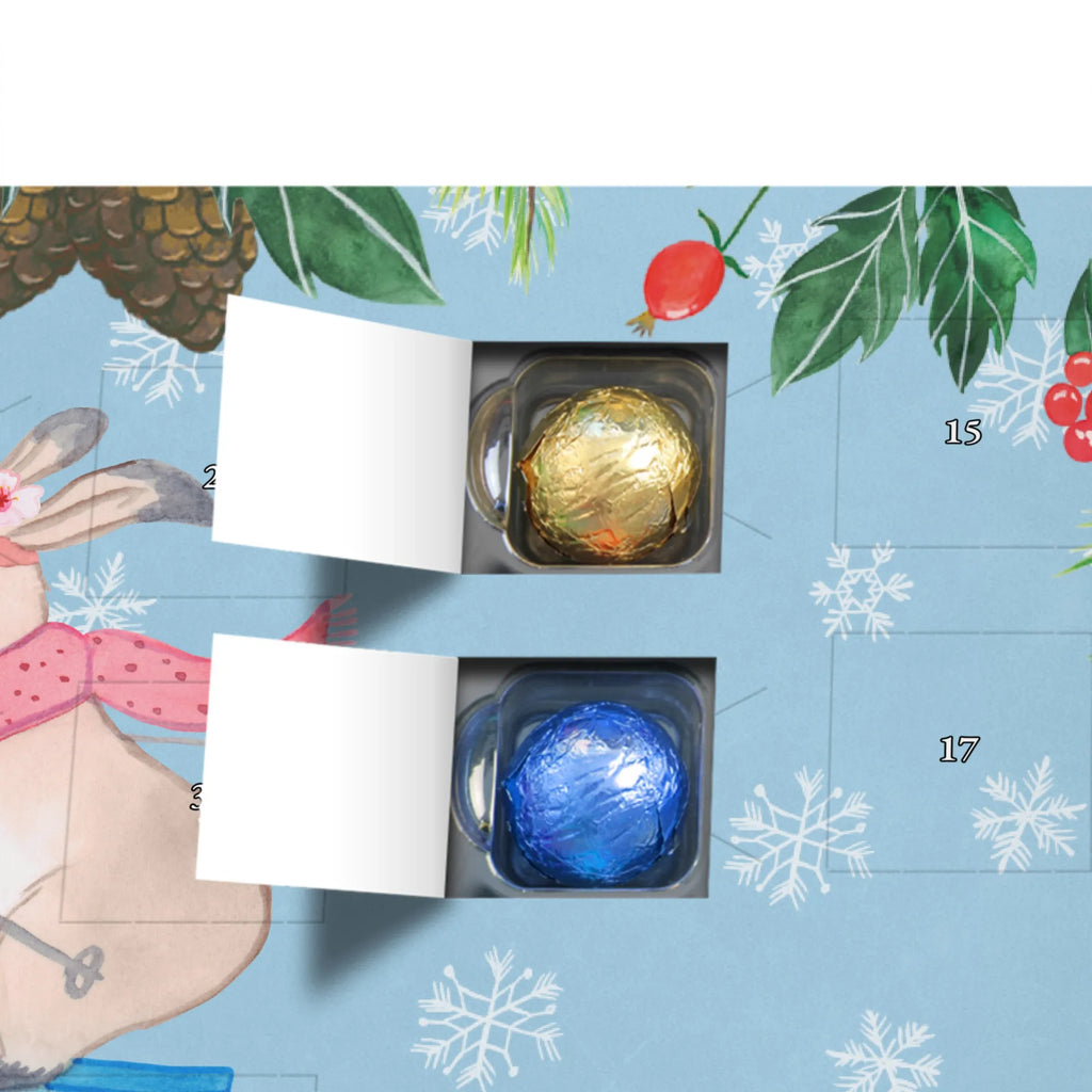 Personalisierter Schoko Adventskalender Hase Skifahren Personalisierter Adventskalender, Adventskalender mit Namen, Geschenk, Sport, Sportart, Hobby, Schenken, Danke, Dankeschön, Auszeichnung, Gewinn, Sportler, Ski fahren, Skifahren, Skisport, Skiwettbewerb, Skirennen