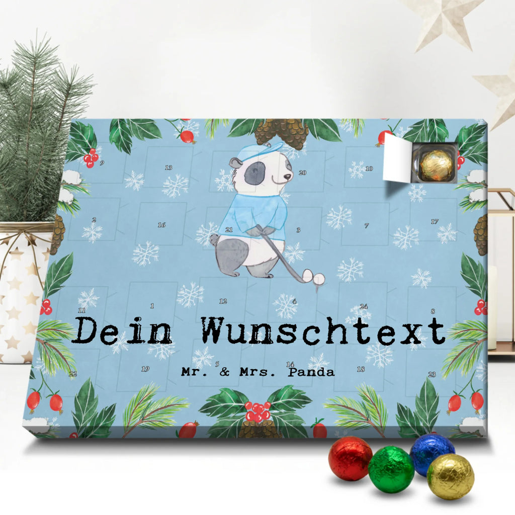 Personalisierter Schoko Adventskalender Panda Golfen Personalisierter Adventskalender, Adventskalender mit Namen, Geschenk, Sport, Sportart, Hobby, Schenken, Danke, Dankeschön, Auszeichnung, Gewinn, Sportler, Golfen, Golf spielen, Golfplatz, Golfturnier, Golf Verein