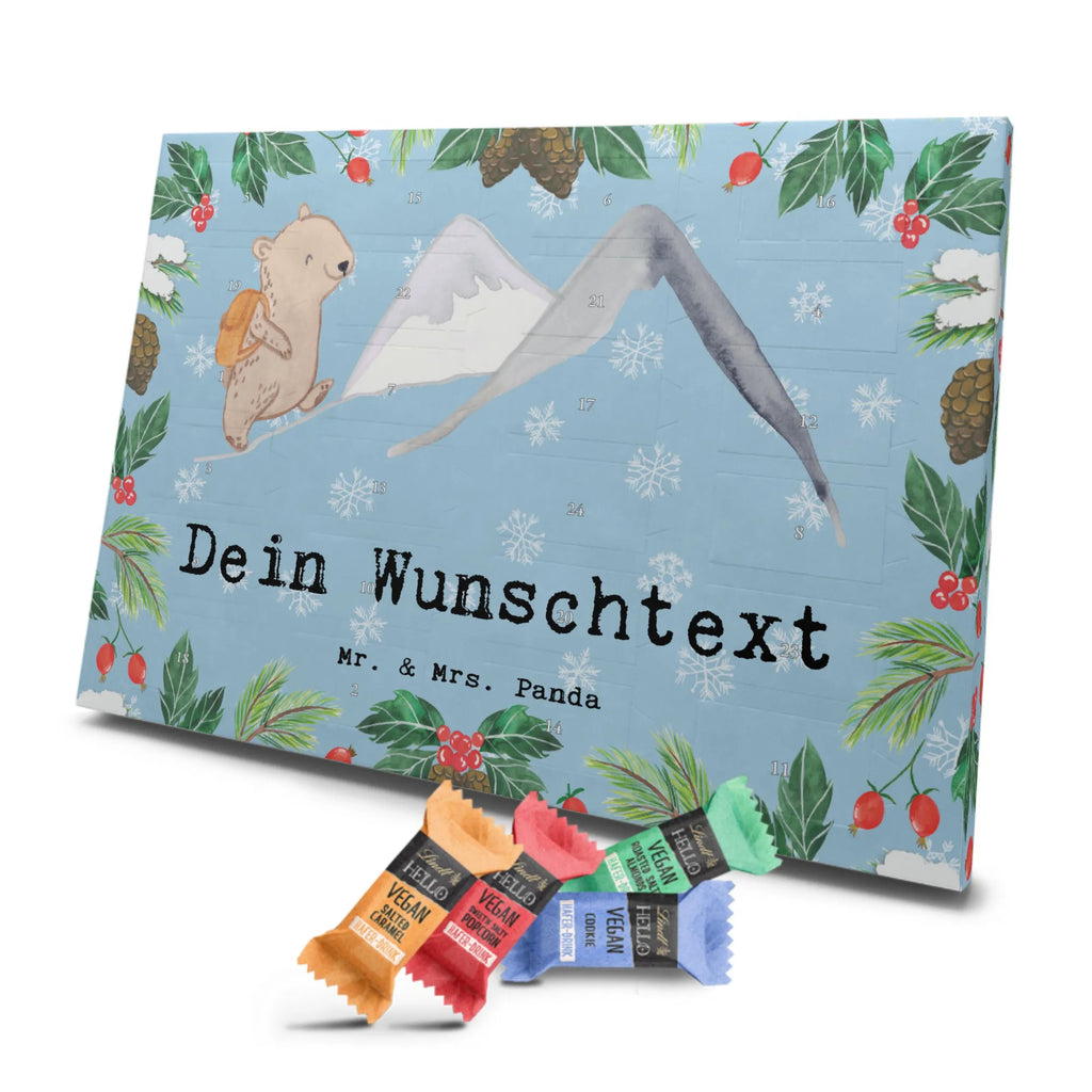 Personalisierter veganer Adventskalender Bär Bergsteigen Personalisierter veganer Adventskalender, Geschenk, Sport, Sportart, Hobby, Schenken, Danke, Dankeschön, Auszeichnung, Gewinn, Sportler, Bergsteigen, wandern, Bergsport, Trekking, Alpinismus, Alpinwandern